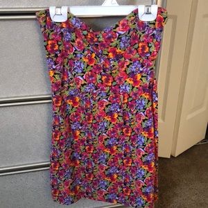 Beautiful floral mini dress